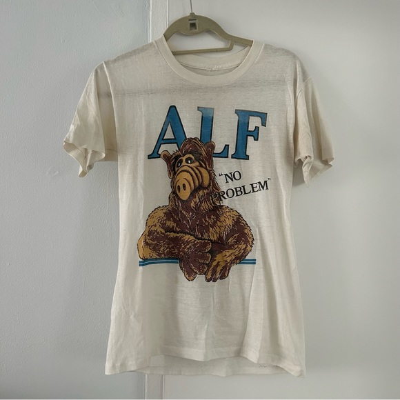 Vintage Tops - VINTAGE “ALF” No Problem Burnout Shirt sz S/M